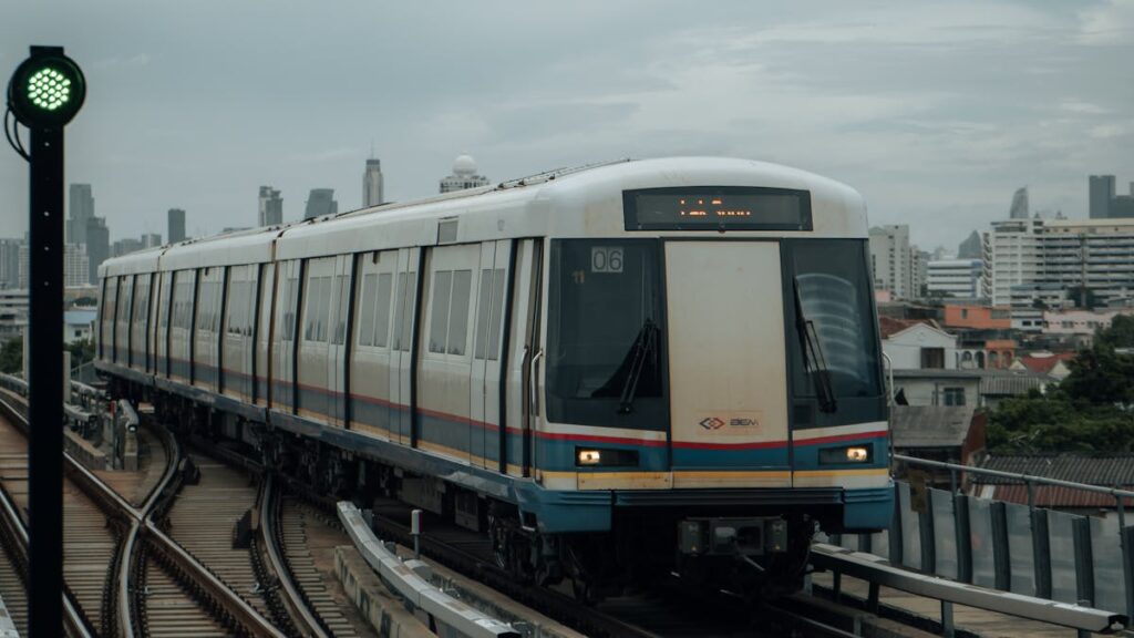 バンコクのBTSスカイトレイン高架鉄道